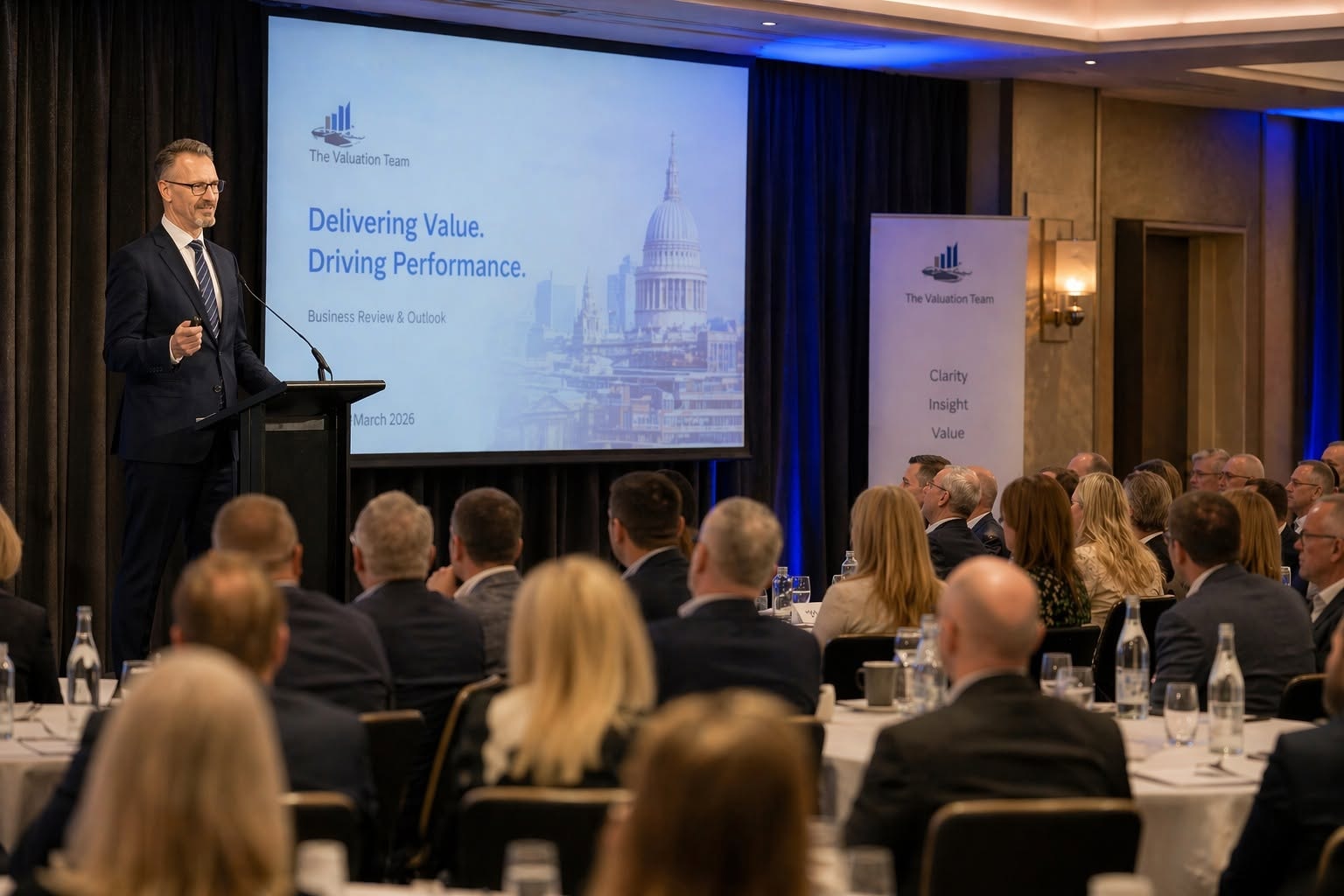 Richard Brady presenting at a professional seminar